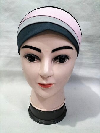 Fancy Tie Back Bonnet - Pine Green and Baby Pink Fancy Tie Back Bonnet - Pine Green and Baby Pink