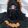 Fancy Crown with Niqab Ready to Wear - Turquoise
