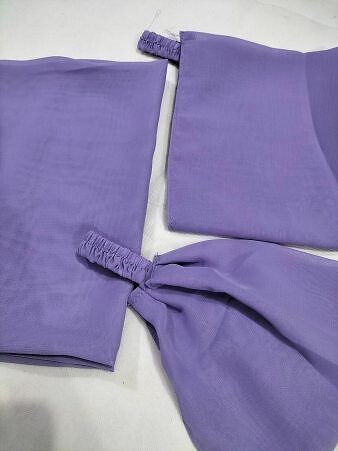 Plain Three Piece Matching Hijab Set - Lavender Purple Plain Three Piece Matching Hijab Set - Lavender Purple