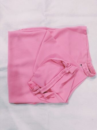 Three Piece Matching Hijab Set - Candy Pink