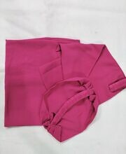 Three Piece Matching Hijab Set - Deep Pink