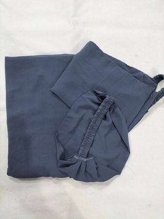 Three Piece Matching Hijab Set - Steel Grey