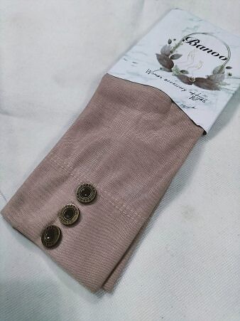 Button Sleeves - Coffee