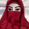 Plain Niqab Ready to Wear - Red Plain Niqab Ready to Wear - Red