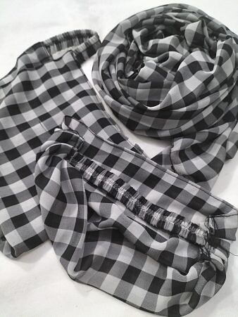 Printed Three Piece Matching Hijab Set - Print 1 Printed Three Piece Matching Hijab Set - Print 1