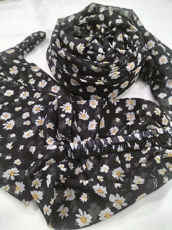 Printed Three Piece Matching Hijab Set - Print 2 Printed Three Piece Matching Hijab Set - Print 2