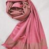Silk Plain Hijab - Rose Pink