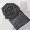 Chiffon Ready to Wear Hijab with Stitched Cap - Dark Grey