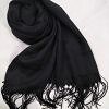 Cashmere Lawn Hijab - Black