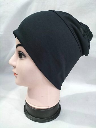 Elastic Tube Cap - Black