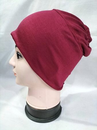 Elastic Tube Cap - Maroon Elastic Tube Cap - Maroon