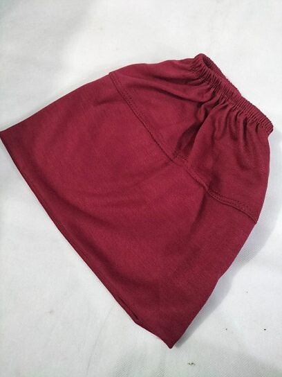 Elastic Tube Cap - Maroon