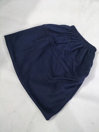 Elastic Tube Cap - Navy Blue
