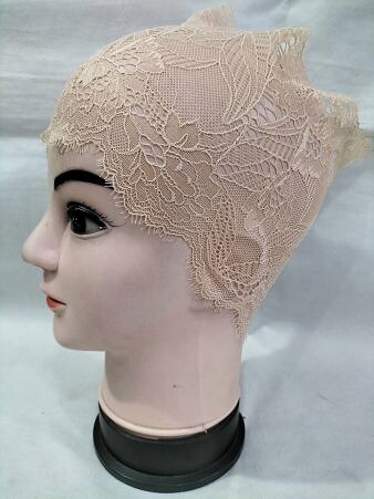 Lace Hijab Band - Skin