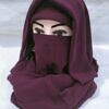 Plain Niqab Ready to Wear - Falsa Color