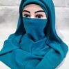Plain Niqab Ready to Wear - Zinc