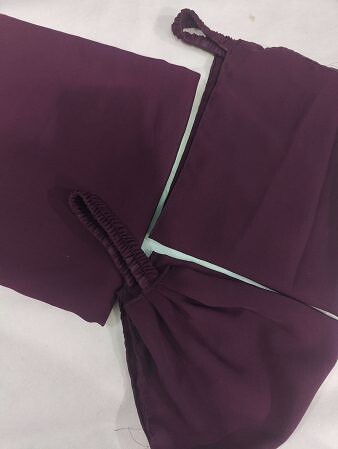 Plain Three Piece Matching Hijab Set - Falsa Color Plain Three Piece Matching Hijab Set - Falsa Color