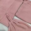 Plain Three Piece Matching Hijab Set - Nude Pink