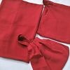 Plain Three Piece Matching Hijab Set - Red