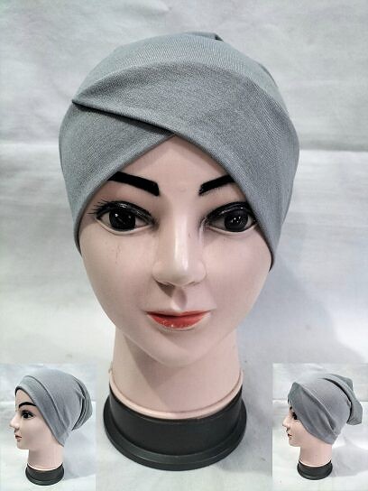 Two in One Tube Cap - Grey