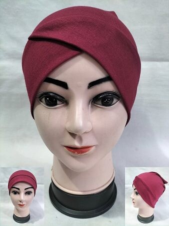 Two in One Tube Cap - Maroon Two in One Tube Cap - Maroon