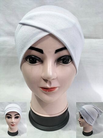 Two in One Tube Cap - White