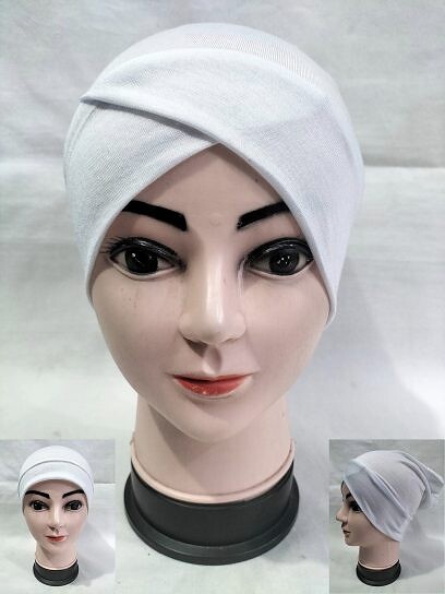 Two in One Tube Cap - White