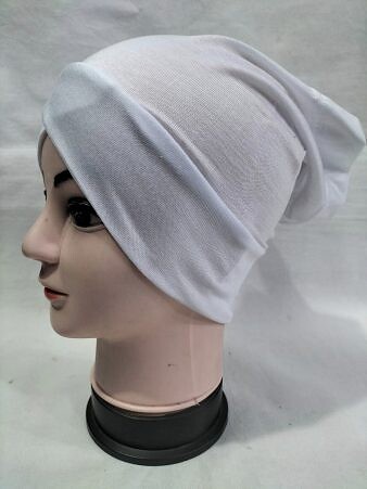 Two in One Tube Cap - White