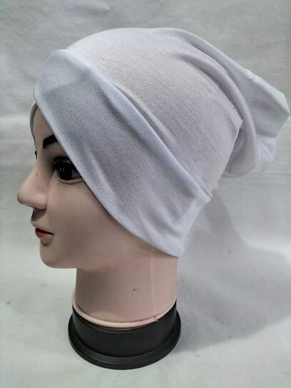 Two in One Tube Cap - White