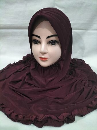 Hooded Ready to Wear Makna - Burgundy