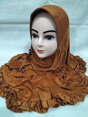 Hooded Ready to Wear Makna - Caramel Brown