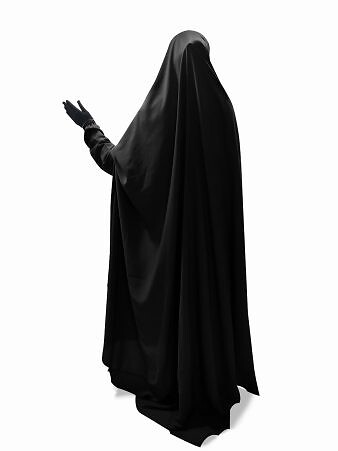 Plain Jilbab Abaya - Black Plain Jilbab Abaya - Black