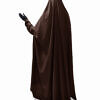 Plain Jilbab Abaya - Dirty Brown