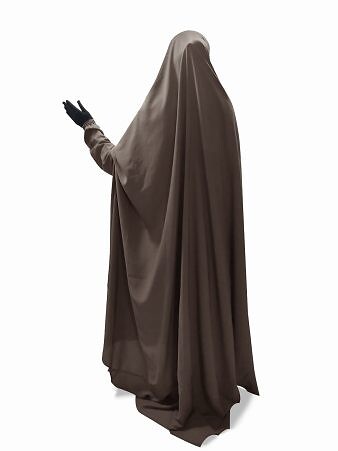 Plain Jilbab Abaya - Mocha