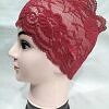 Lace Hijab Band - Red (Design 2)