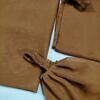 Plain Three Piece Matching Hijab Set - Caramel Brown