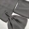 Plain Three Piece Matching Hijab Set - Slate Grey