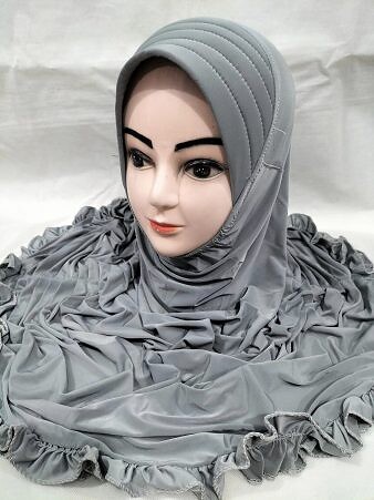 Hooded Ready to Wear Makna - Light Grey