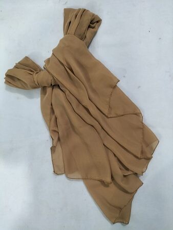 Plain Chiffon Scarf - Camel