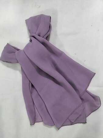 Plain Chiffon Scarf - Lavender Plain Chiffon Scarf - Lavender