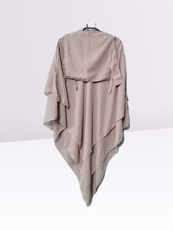 Khimar with Niqab Ready to Wear - Dirty Pink