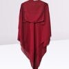 Khimar with Niqab Ready to Wear - Maroon