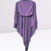 Khimar with Niqab Ready to Wear - Purple