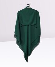 Three Khimar with Niqab Ready to Wear - Sea Green