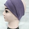 Cotton Jersey Bandana Head Band - Purple
