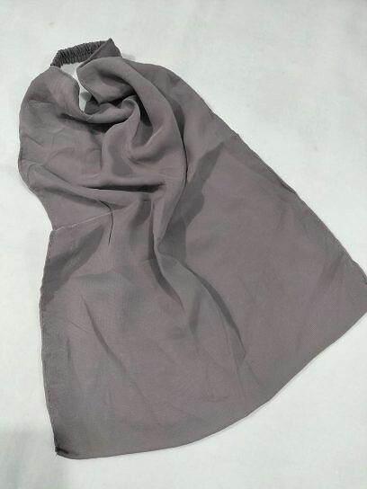 Elastic Half Niqab - Dirty Brown