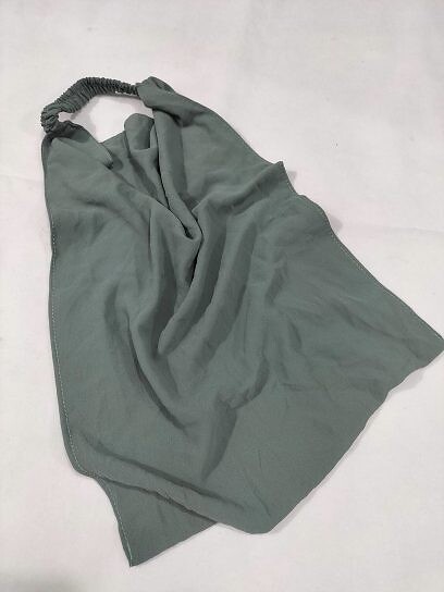 Elastic Half Niqab - Fern Green Elastic Half Niqab - Fern Green