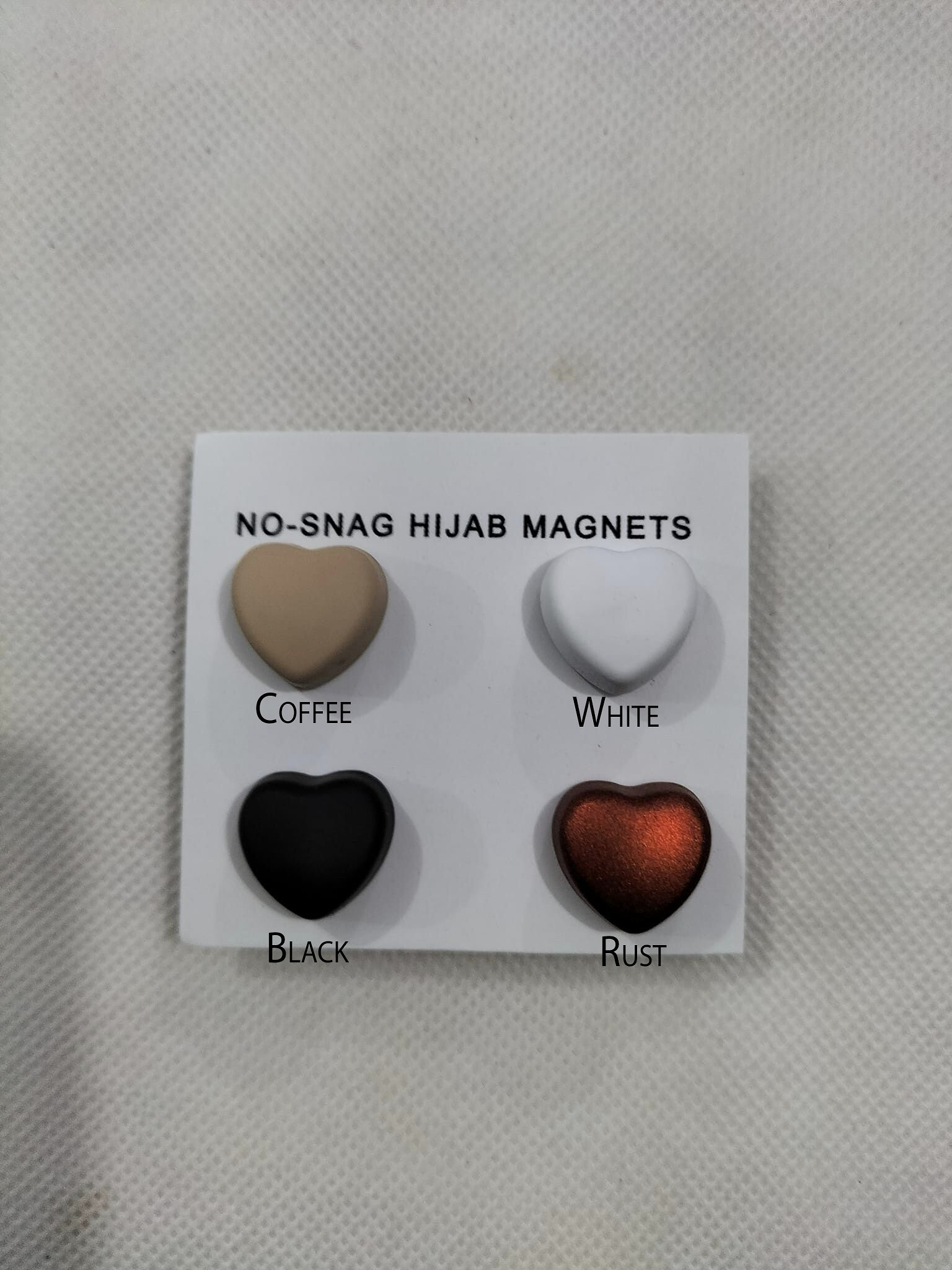 Heart Design Hijab Pin # 2 Multi-Colored