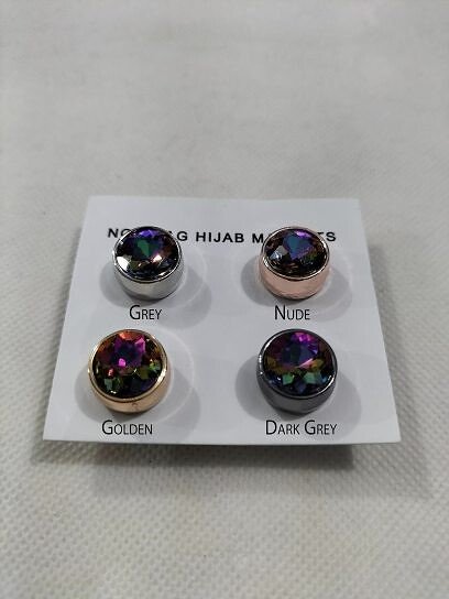 Magnetic Scarf Pins - Multi-Colored
