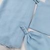 Plain Three Piece Matching Hijab Set - Light Blue